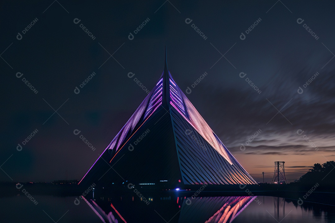 Imagem realista de pirâmide.