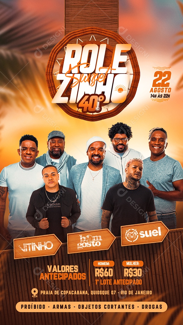 Story Rolezinho Flyer Social Media PSD Editável