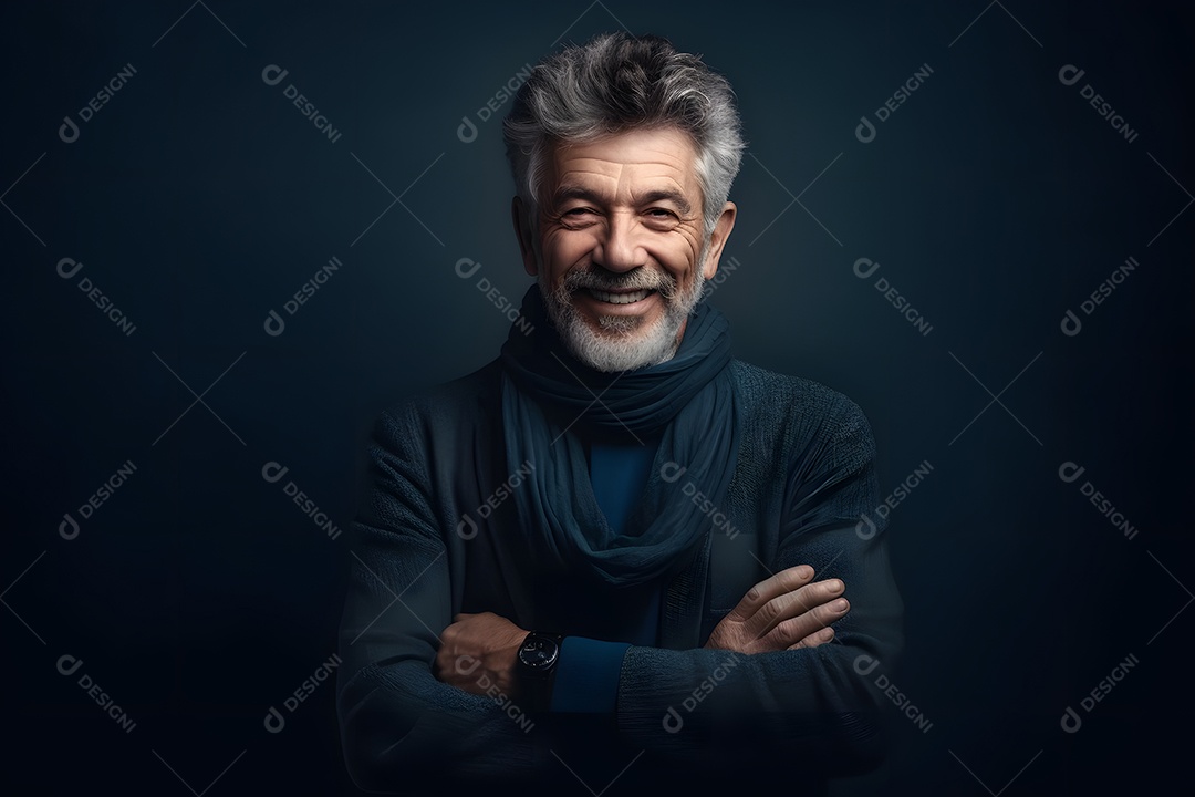 Homem funcionário público aposentado