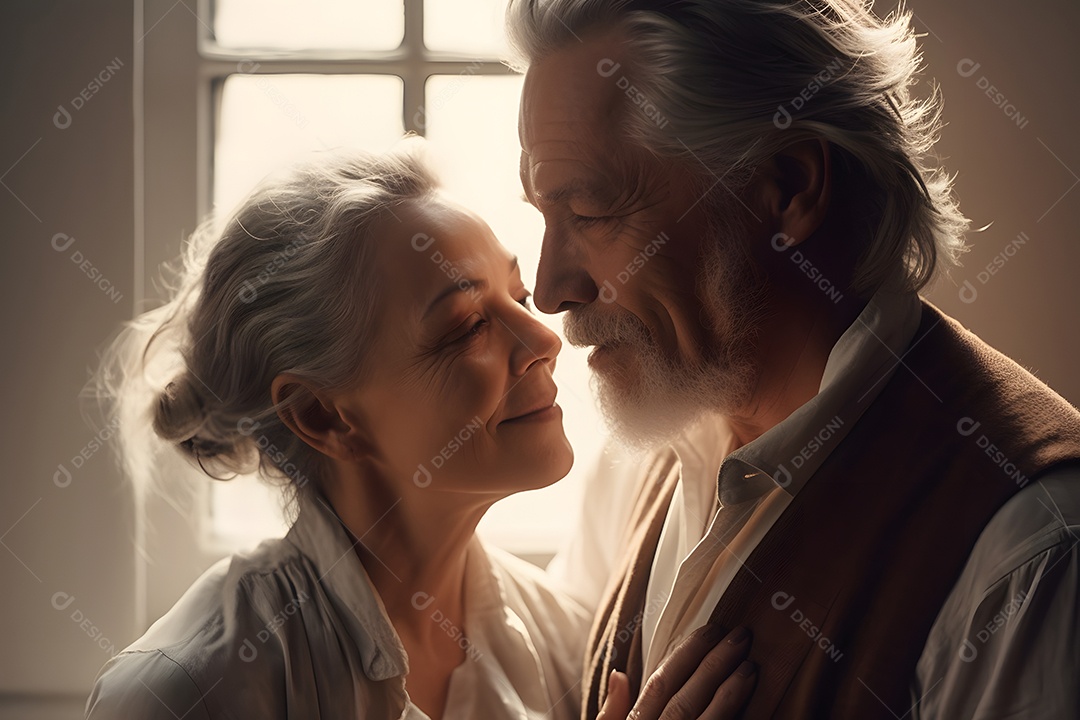 Casal idosos funcionários públicos aposentados