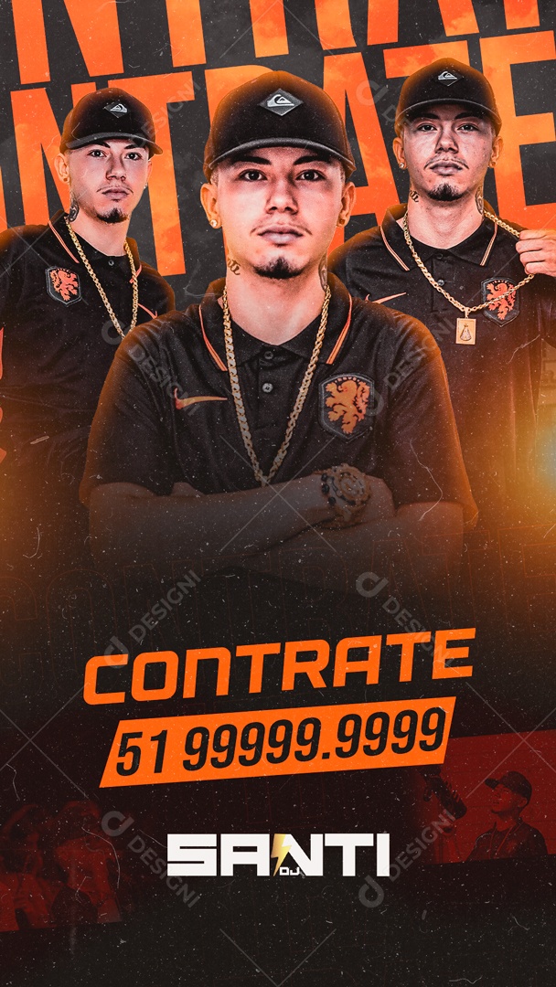 Story Santi Flyer Social Media PSD Editável