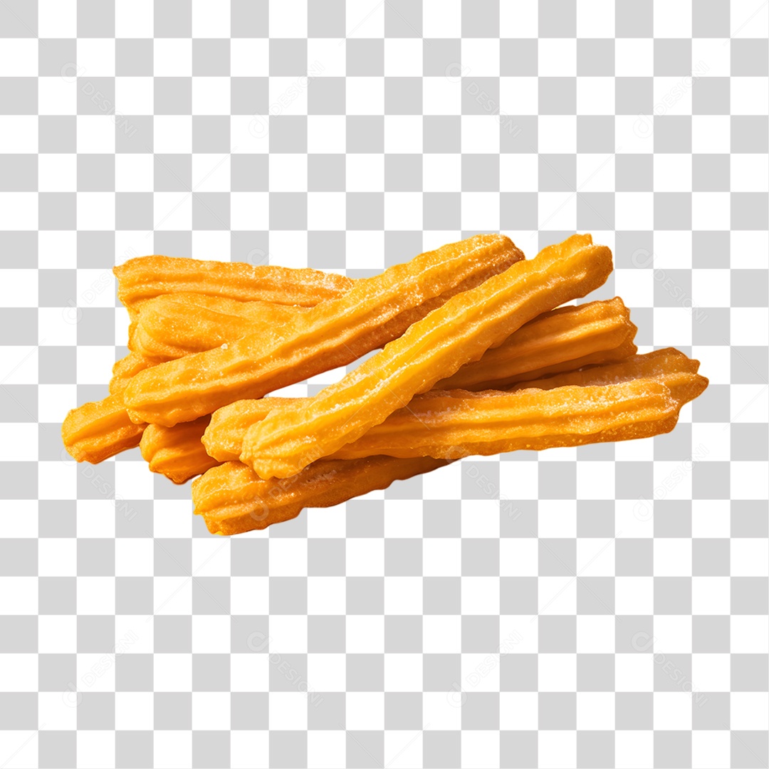 Deliciosos churros de chocolate PNG Transparente