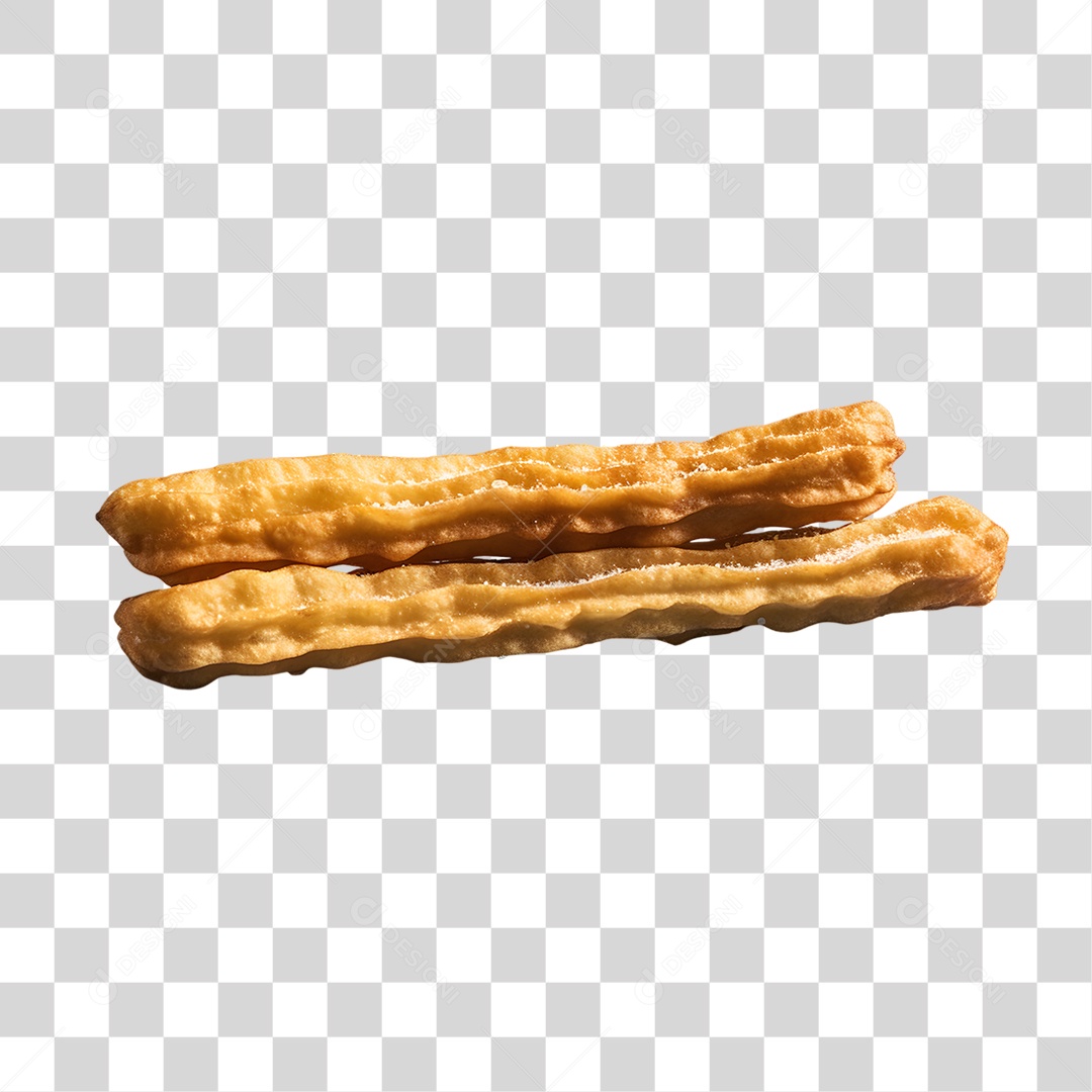 Deliciosos churros de chocolate PNG Transparente
