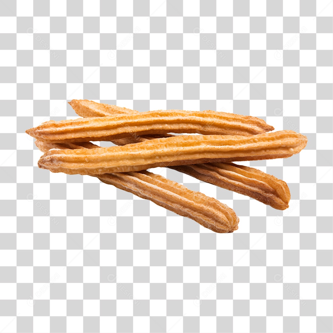 Deliciosos churros de chocolate PNG Transparente