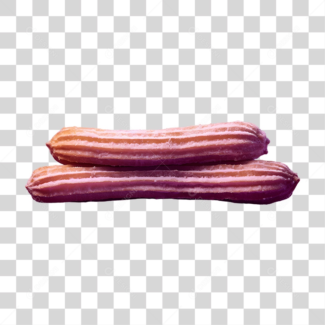 Deliciosos churros de chocolate PNG Transparente