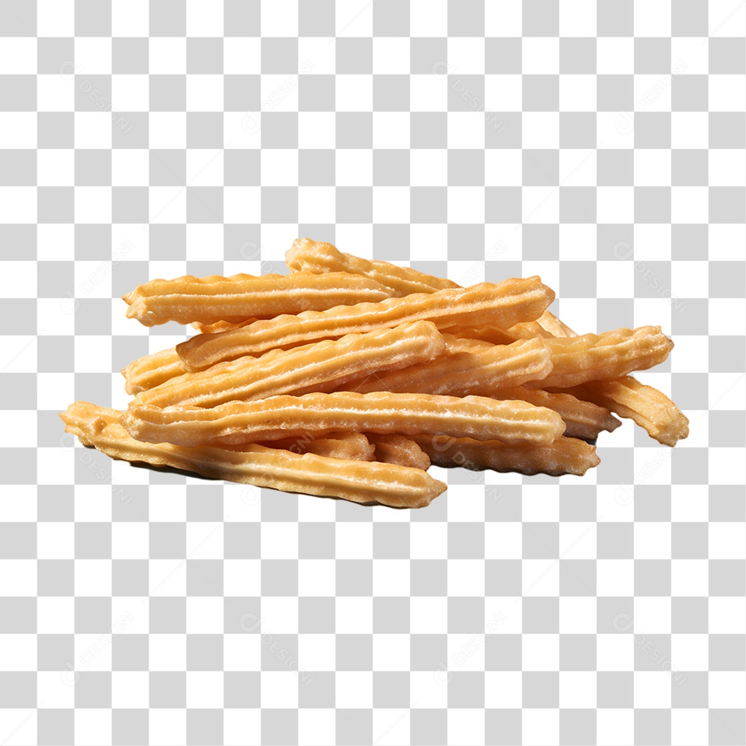 Deliciosos churros de chocolate PNG Transparente