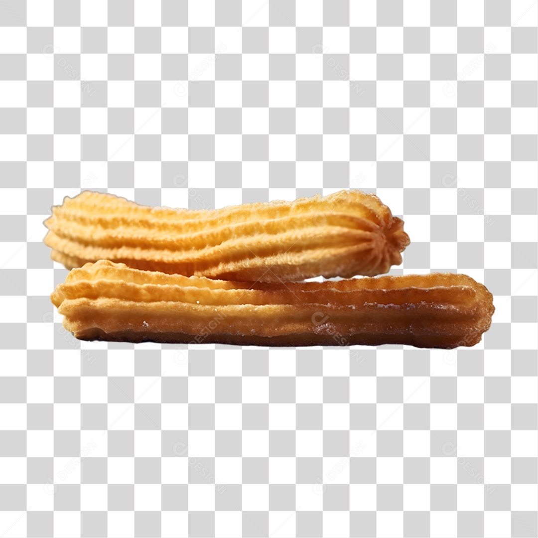 Deliciosos churros de chocolate PNG Transparente