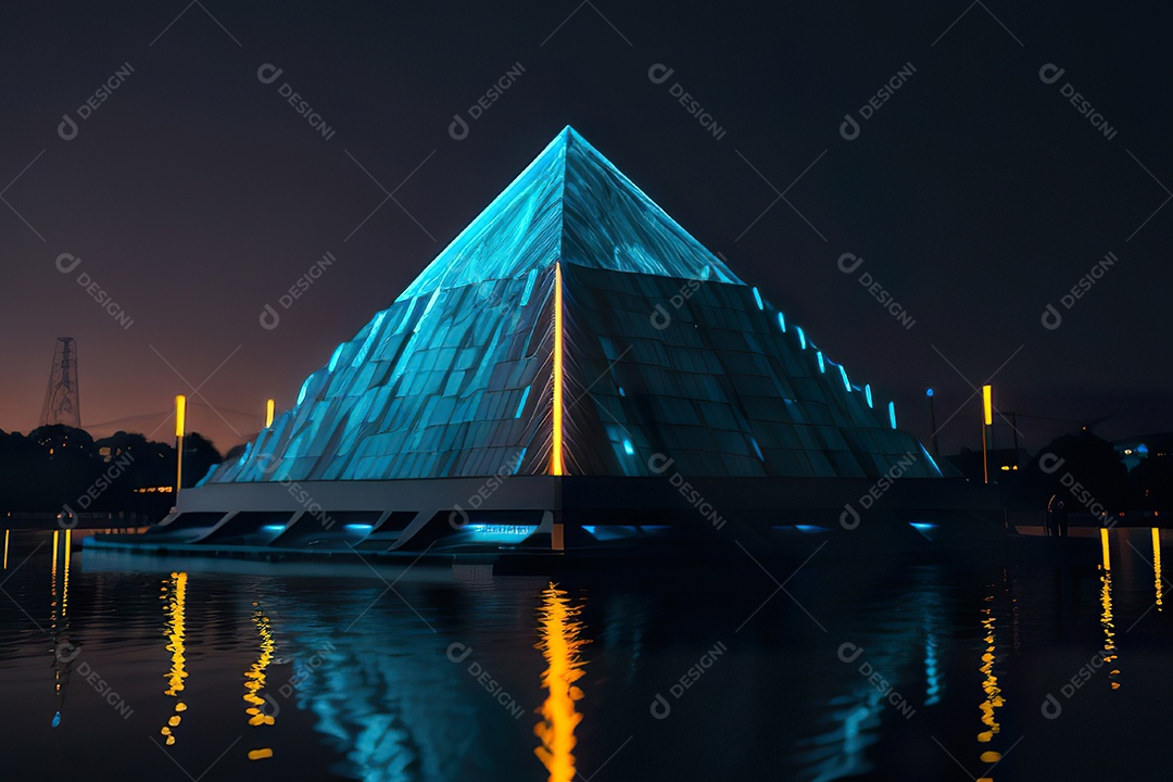 Imagem realista de pirâmide