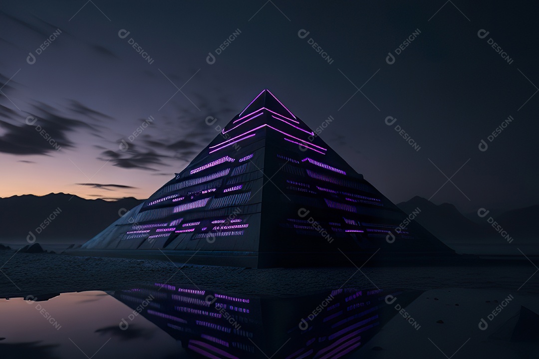 Imagem realista de pirâmide