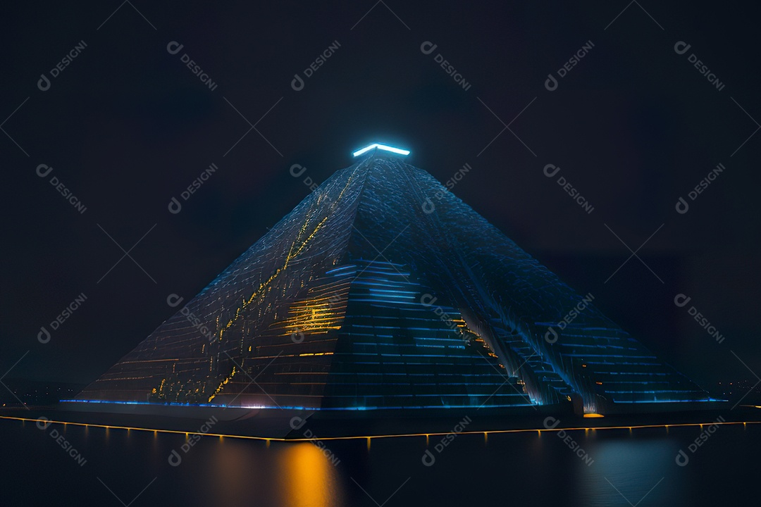 Imagem realista de pirâmide