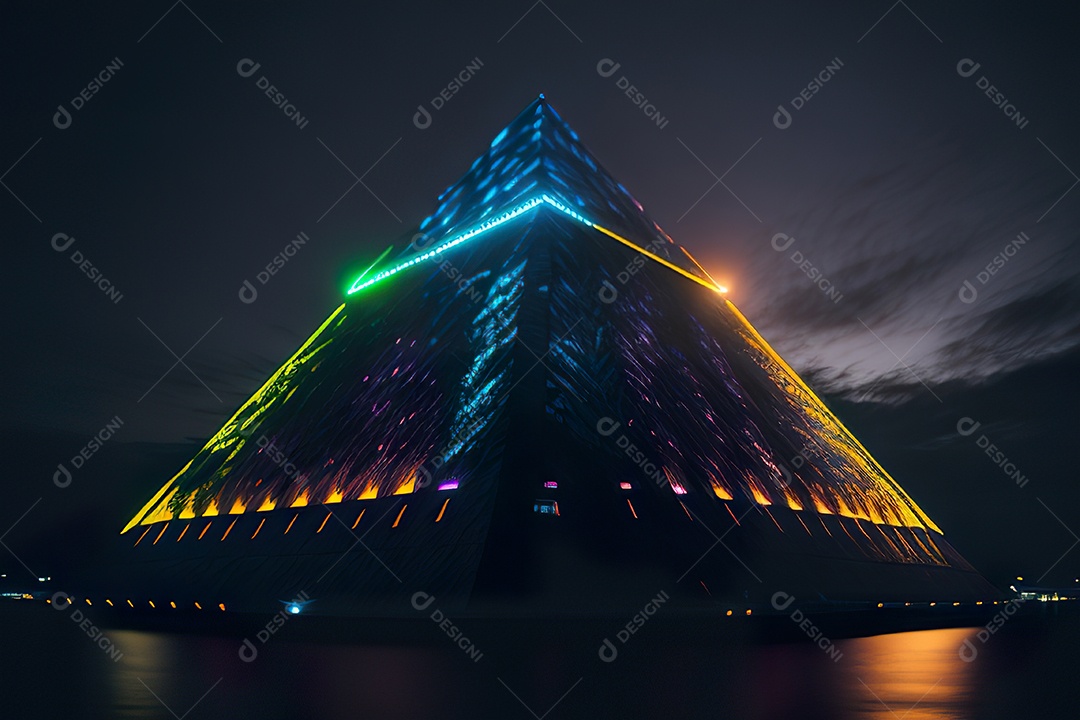 Imagem realista de pirâmide