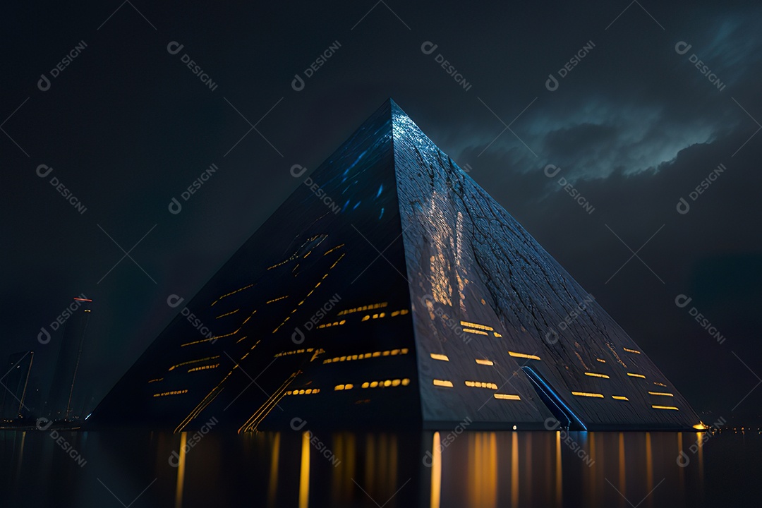 Imagem realista de pirâmide