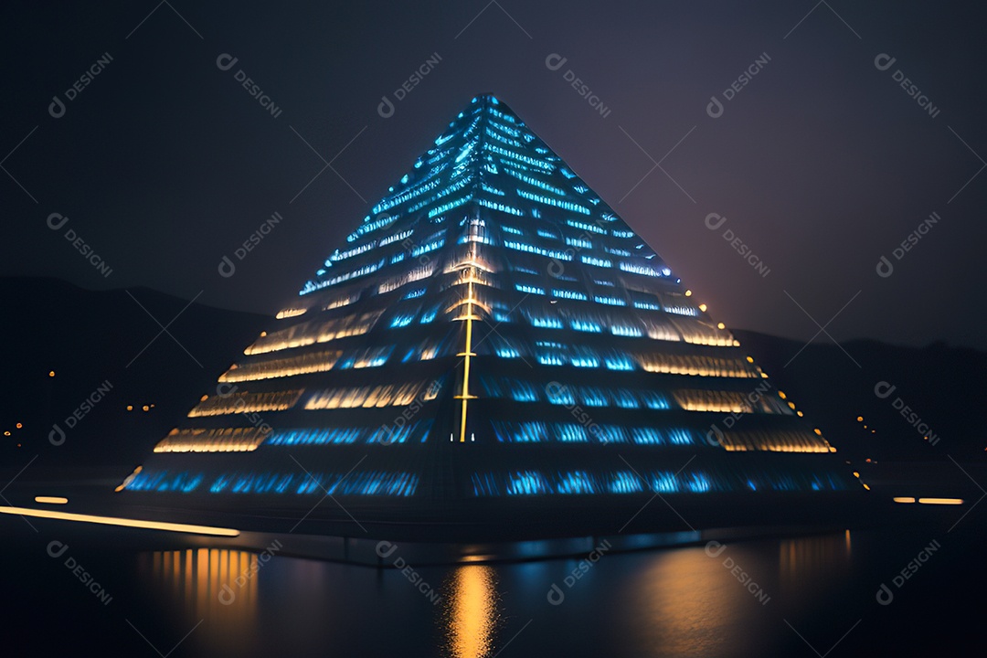 Imagem realista de pirâmide