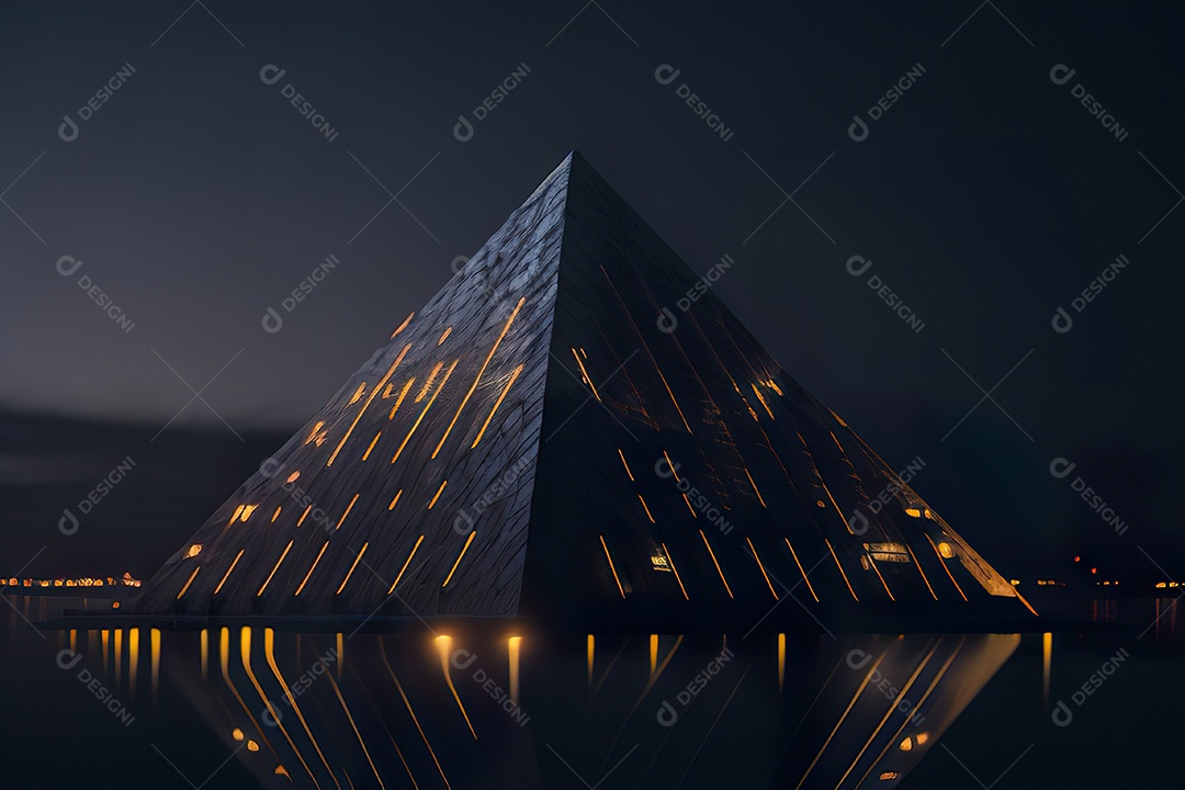 Imagem realista de pirâmide