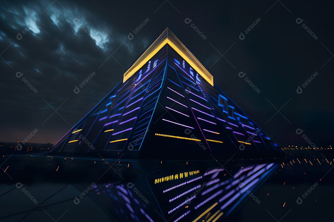 Imagem realista de pirâmide