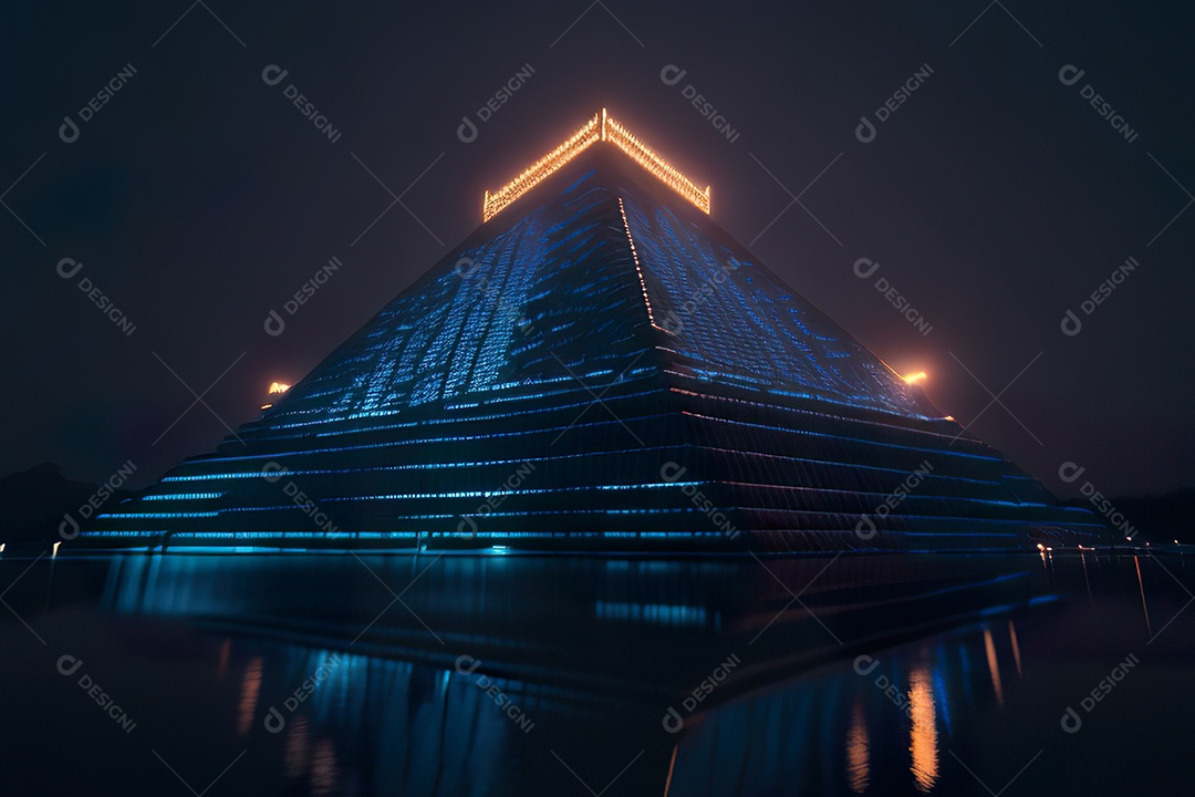 Imagem realista de pirâmide