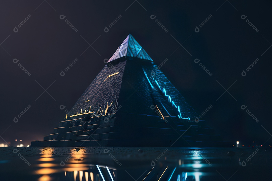 Imagem realista de pirâmide