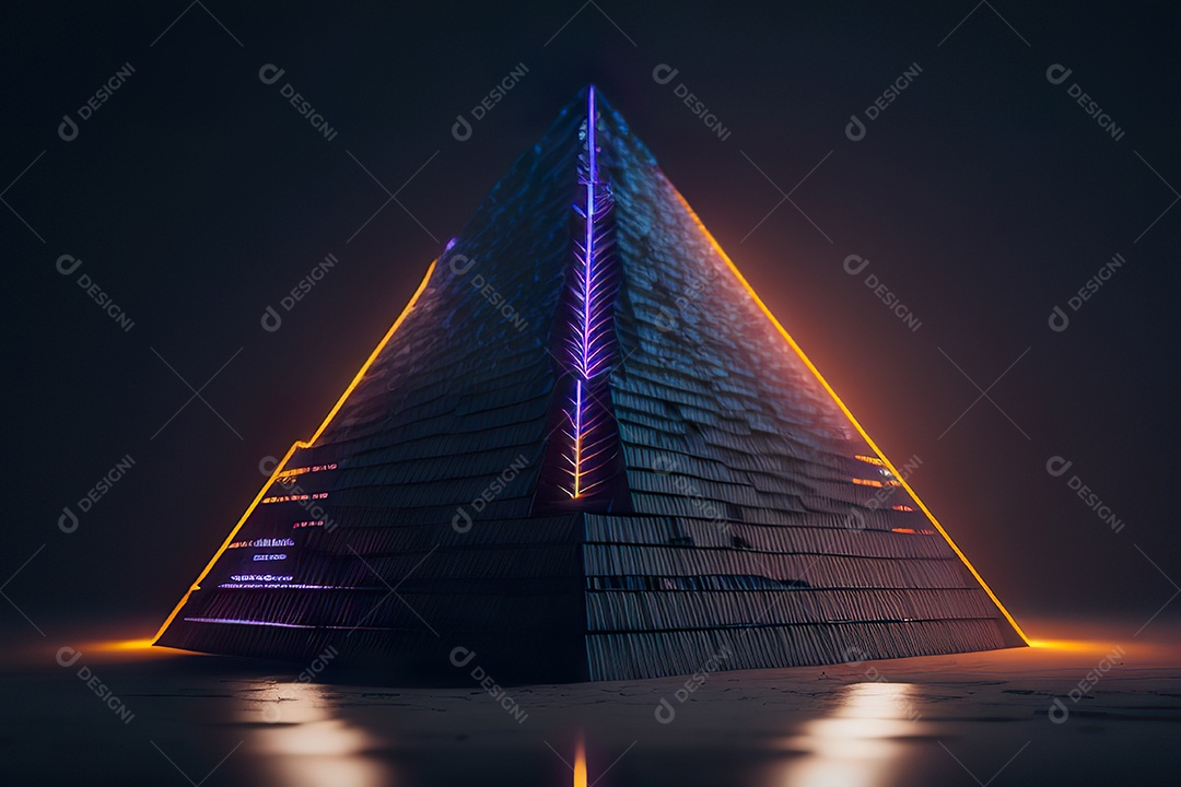 Imagem realista de pirâmide