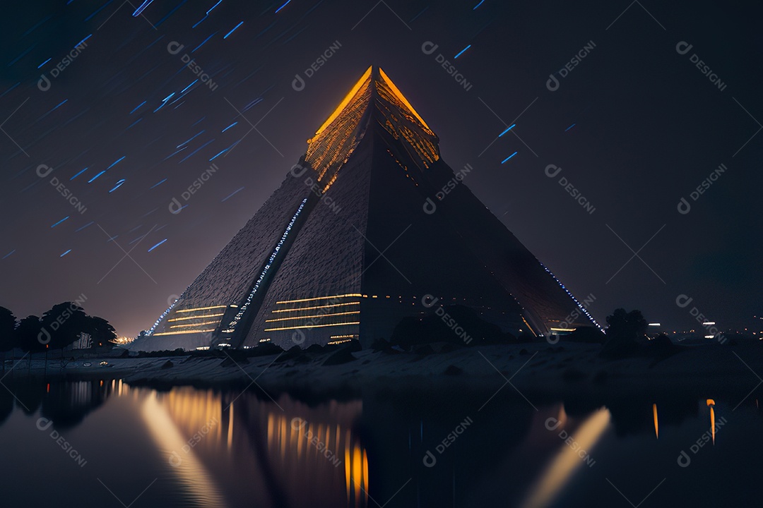 Imagem realista de pirâmide