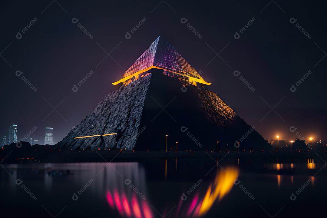 Imagem realista de pirâmide