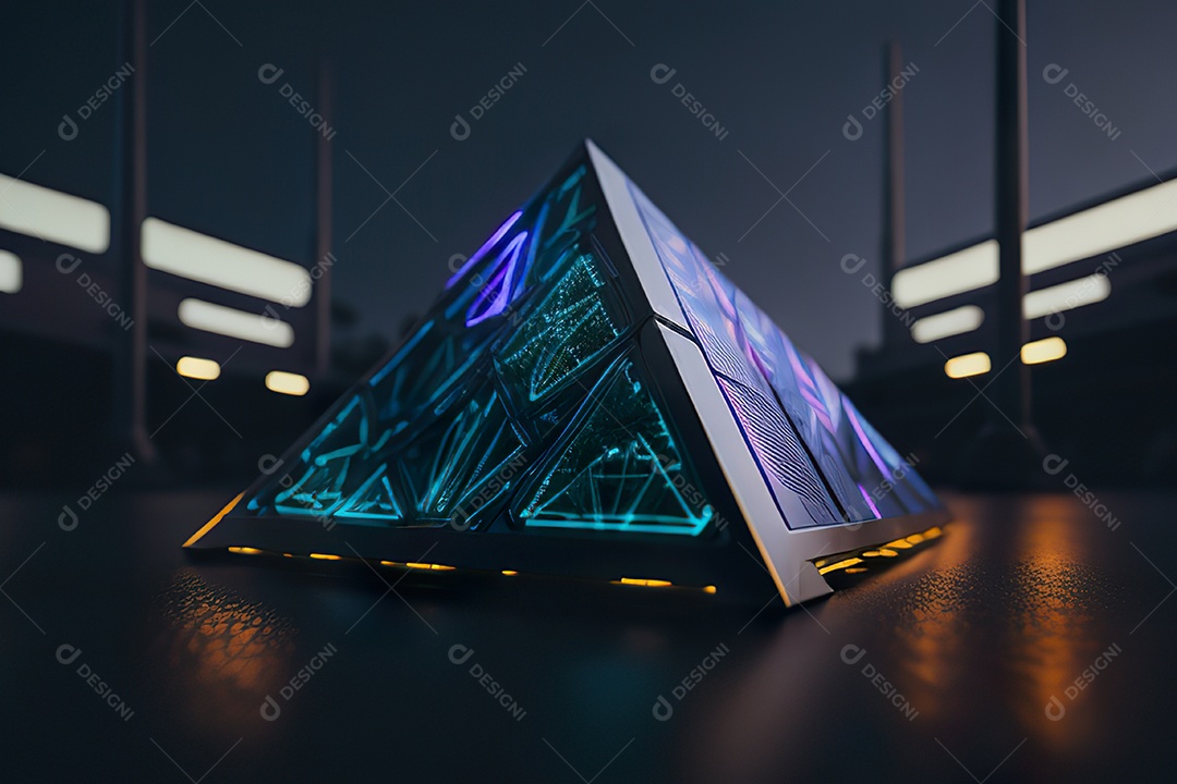 Imagem realista de pirâmide