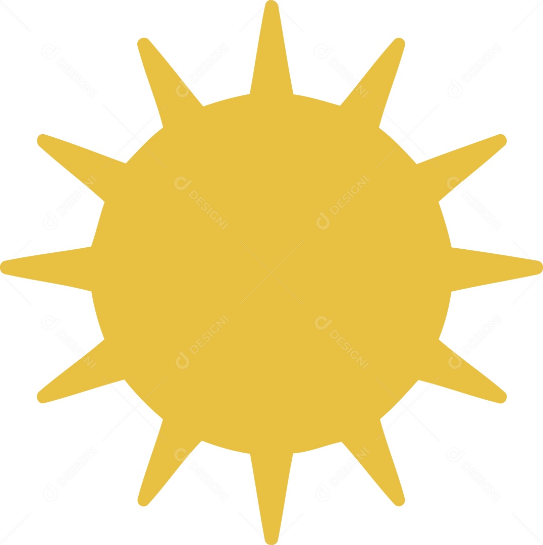 Sol Ilustração Vetor EPS