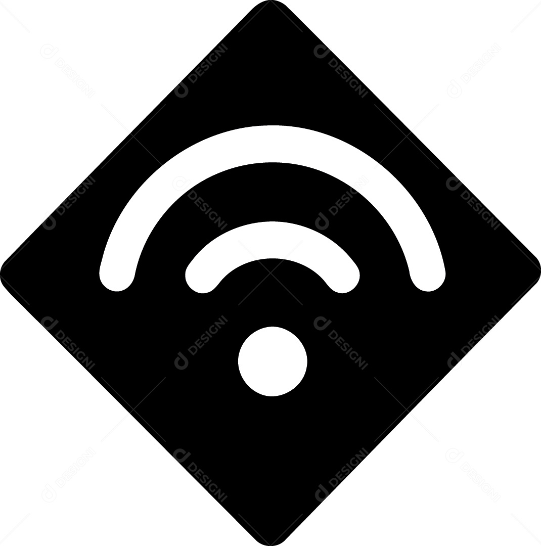 Ícone De Wifi Ilustração Vetor EPS