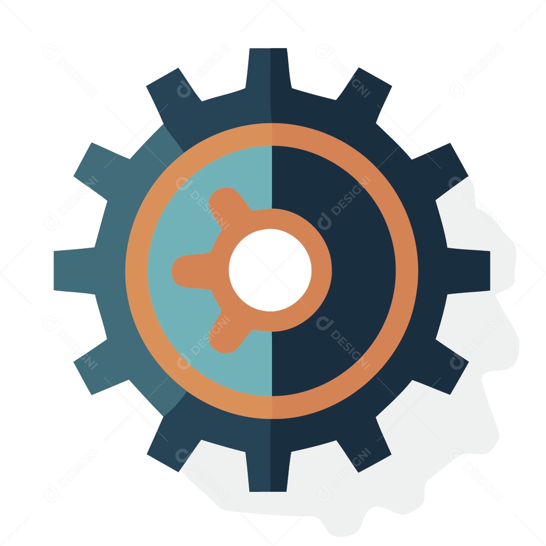 Engrenagem Ilustração Vetor EPS