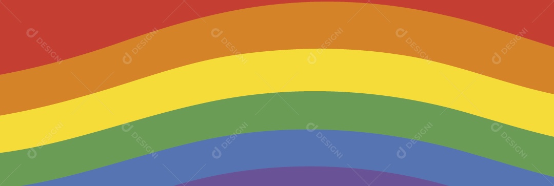 Cores do Movimento LGBT Ilustração Vetor EPS