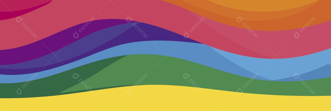 Cores do Movimento LGBT Ilustração Vetor EPS