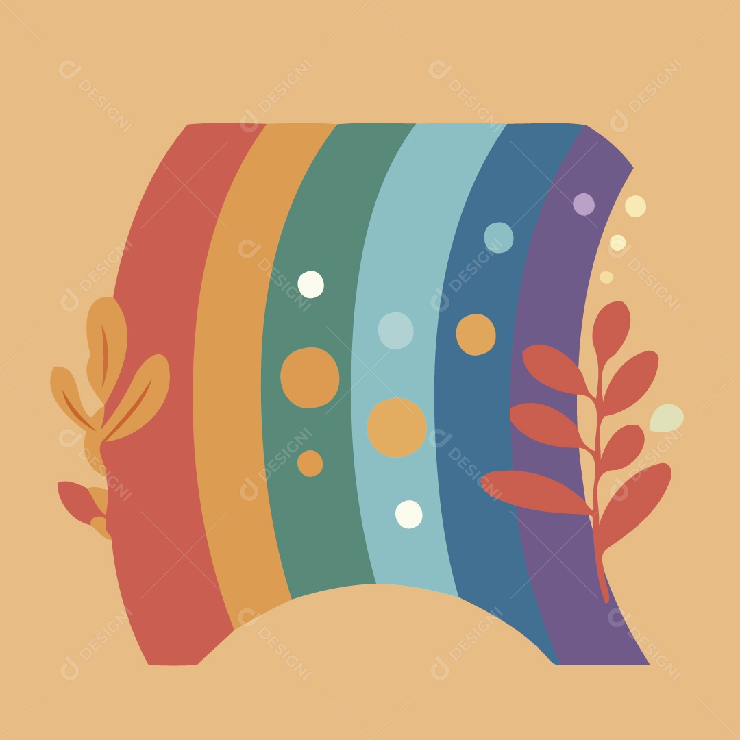 Cores do Movimento LGBT Ilustração Vetor EPS