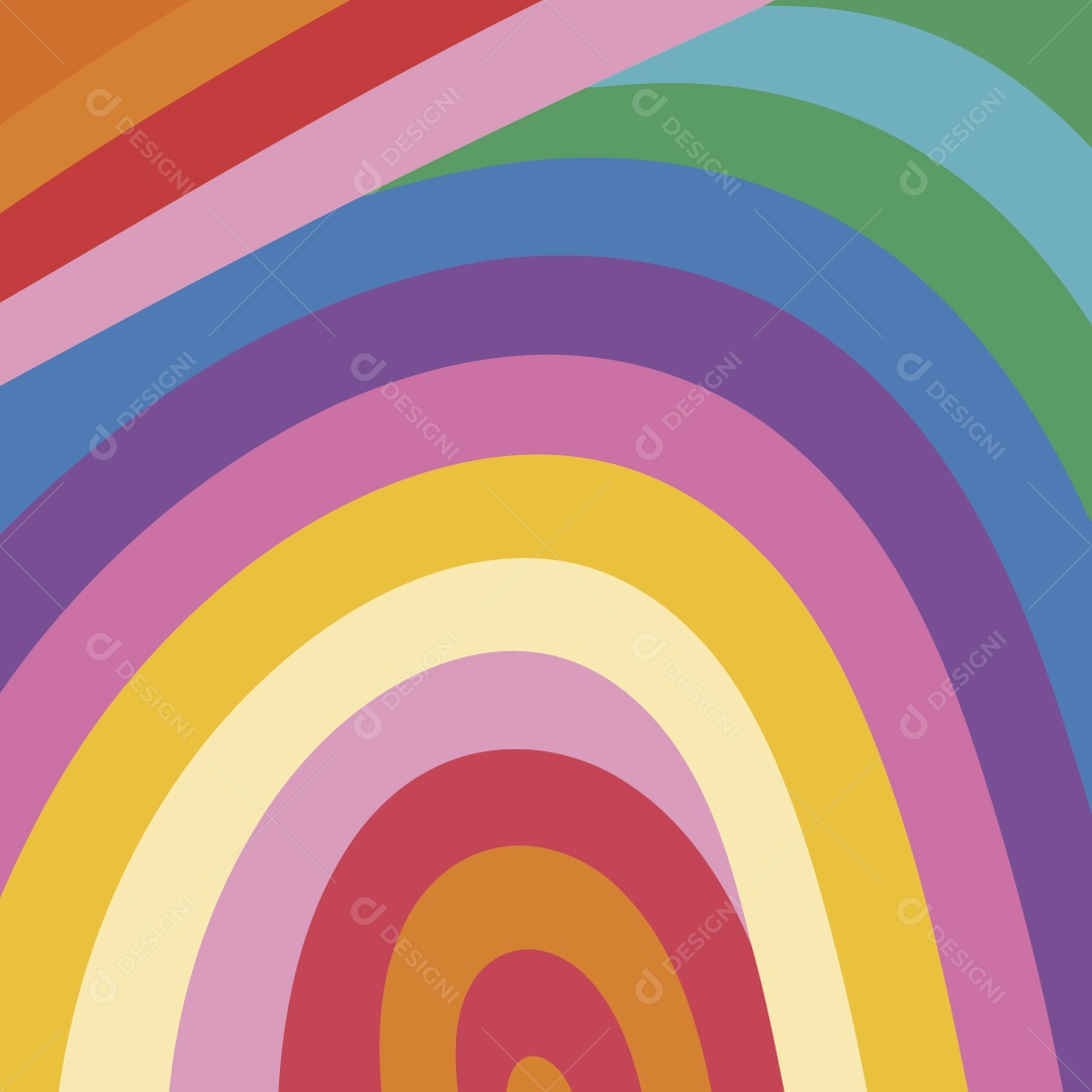 Cores do Movimento LGBT Ilustração Vetor EPS