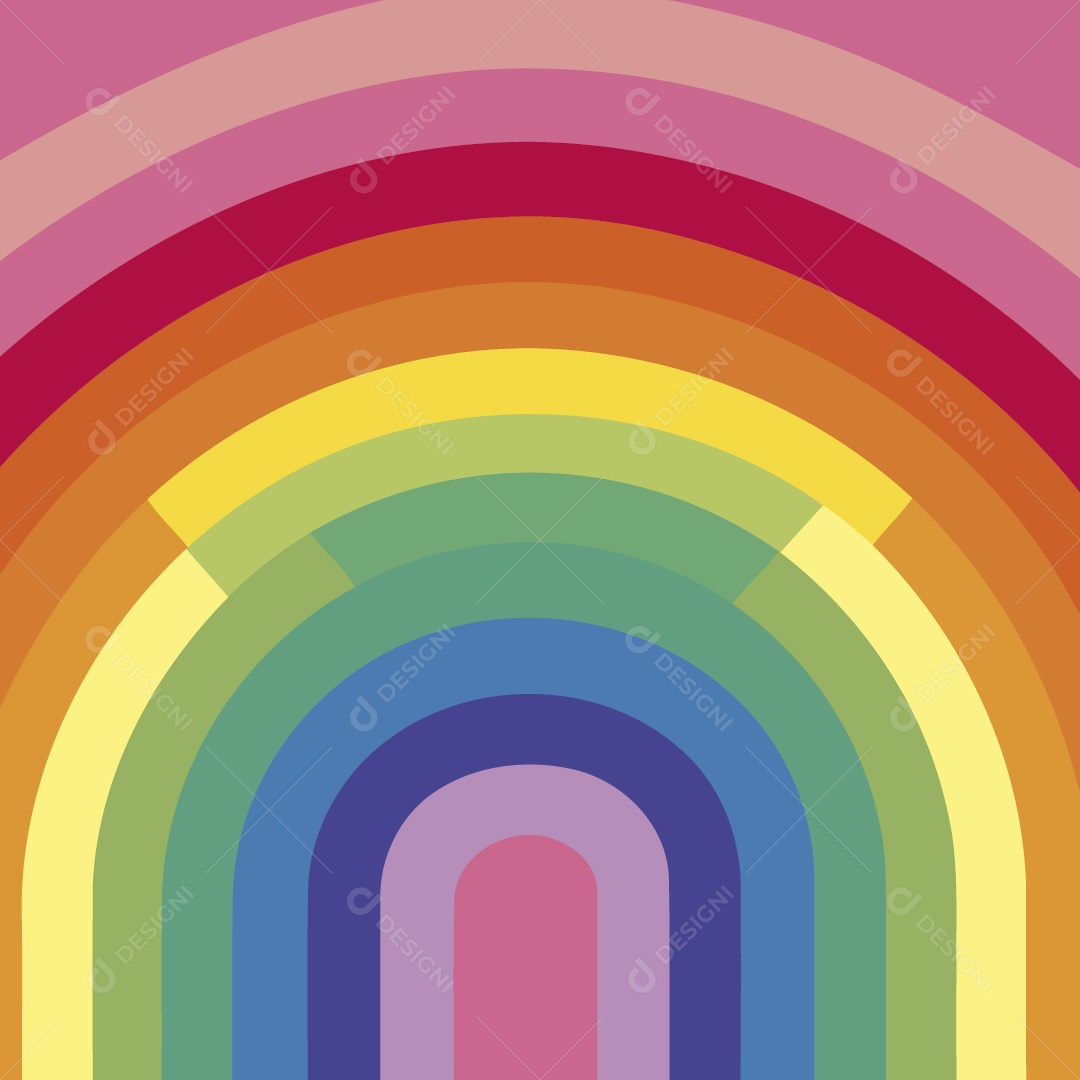 Cores do Movimento LGBT Ilustração Vetor EPS