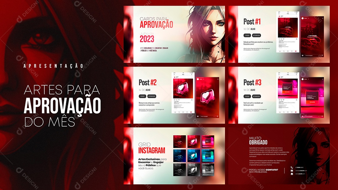 Proposta Comercial Social Media PSD Editável