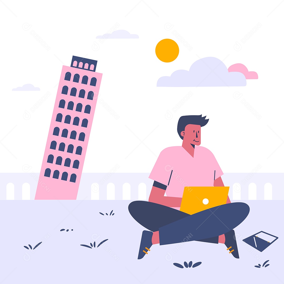 Modelo da web de conversa Vetor EPS