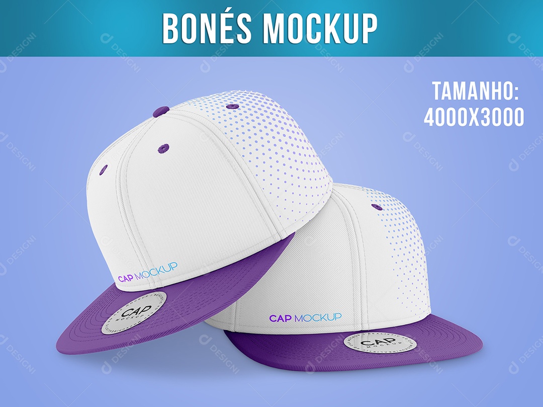 Mockup Boné Abarreta PSD Editável