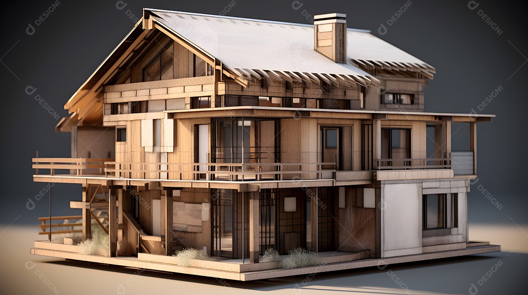 Projeto de arquitetura de uma casa