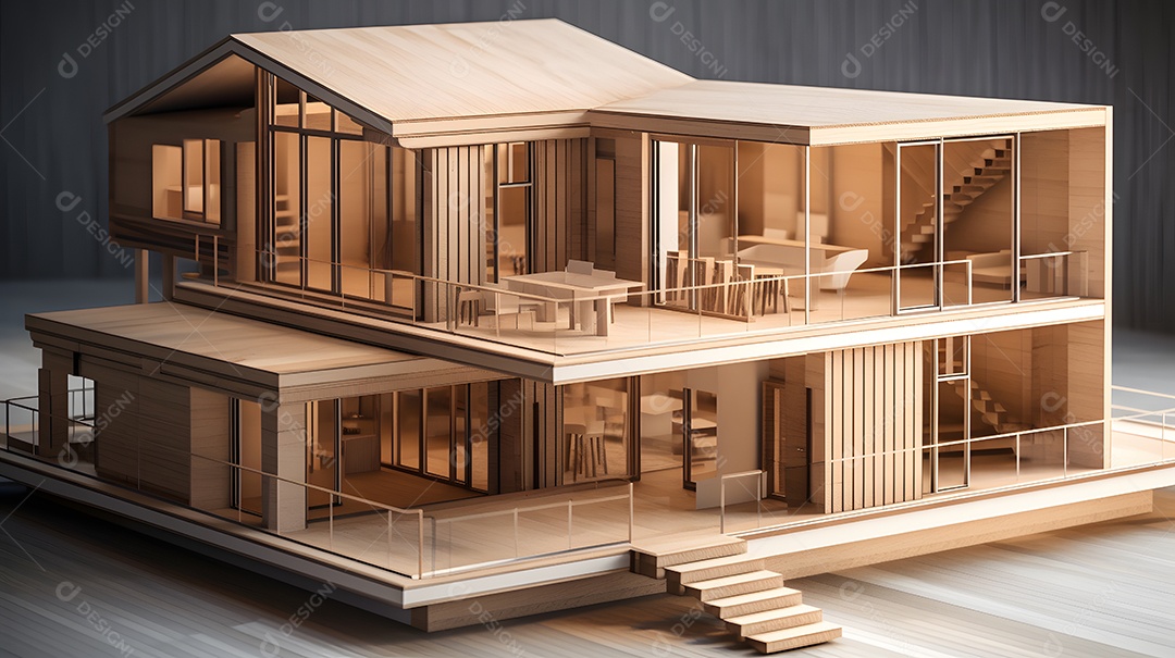 Projeto de arquitetura de uma casa