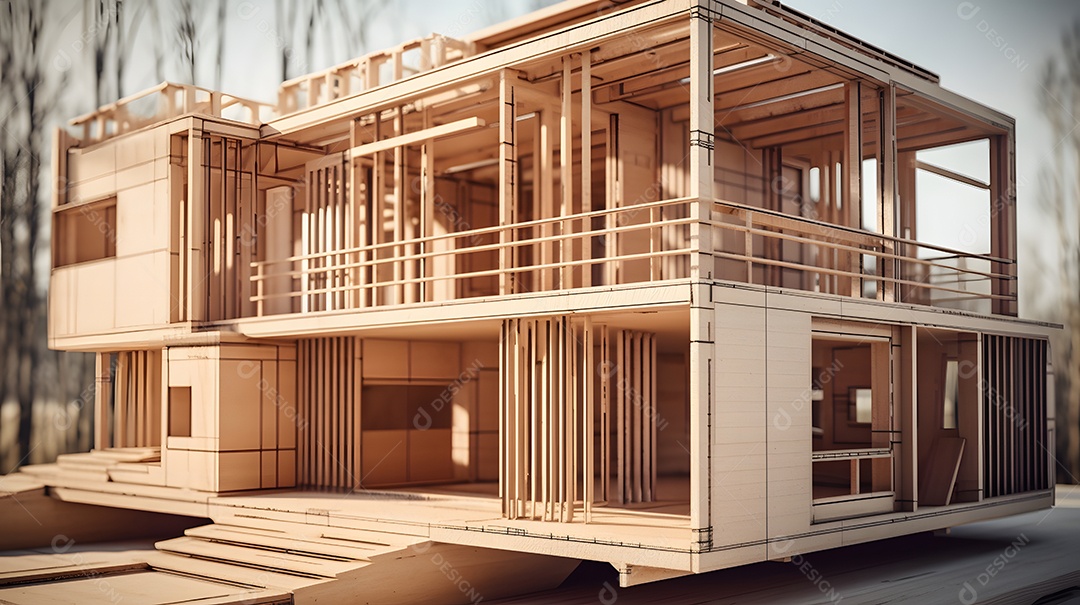 Projeto de arquitetura de uma casa