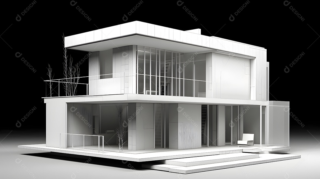 Projeto de arquitetura de uma casa