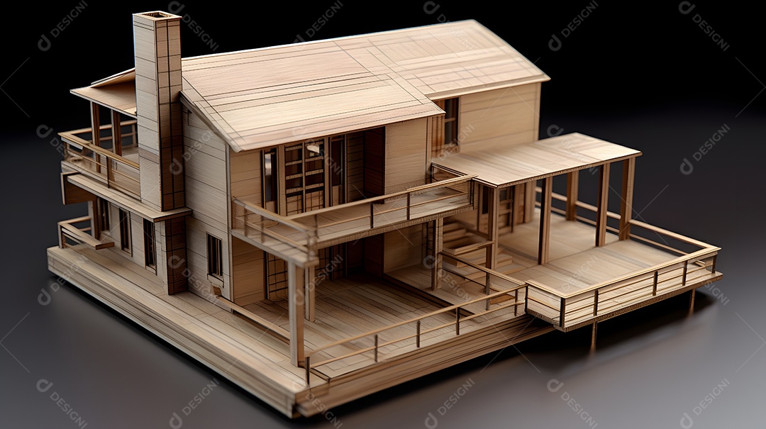 Projeto de arquitetura de uma casa