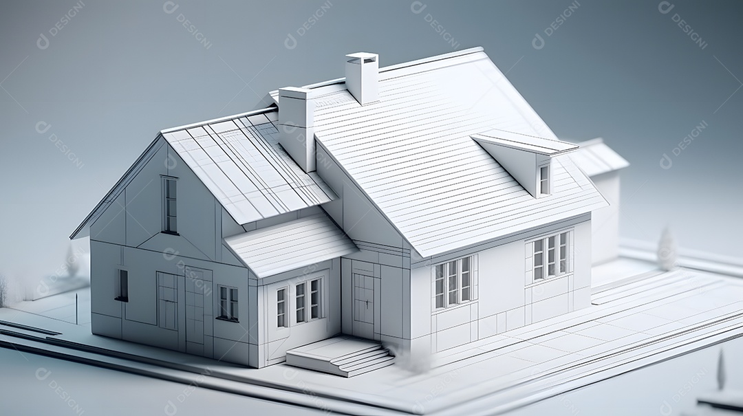 Projeto de arquitetura de uma casa