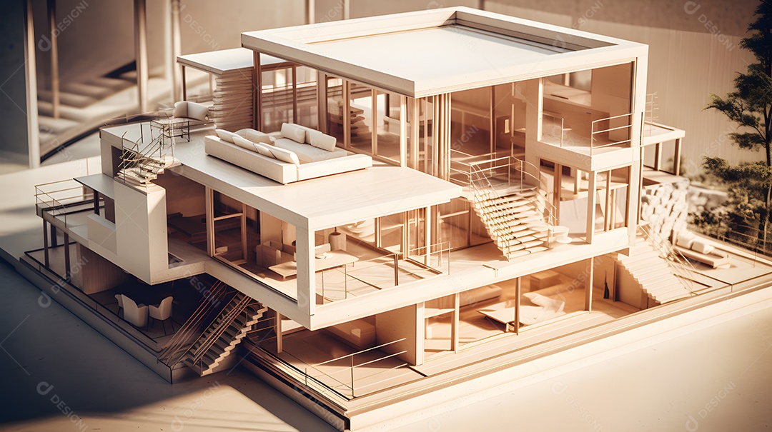 Projeto de arquitetura de uma casa