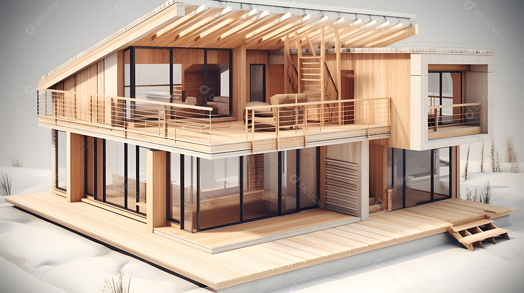 Projeto de arquitetura de uma casa