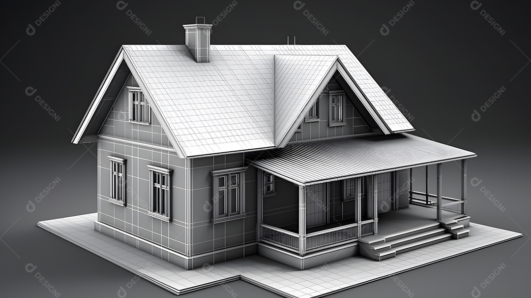 Projeto de arquitetura de uma casa