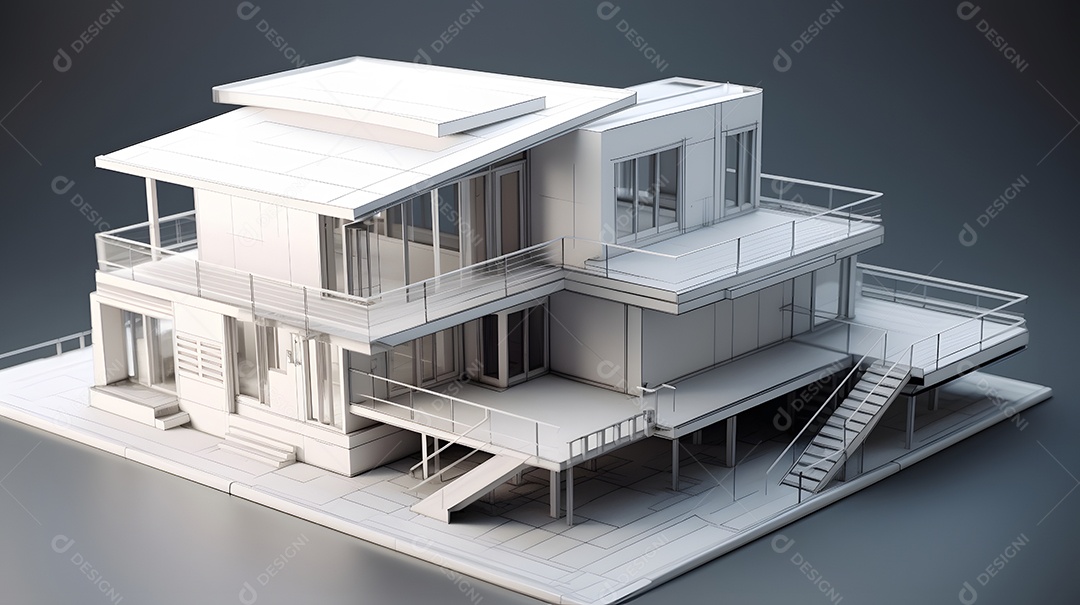 Projeto de arquitetura de uma casa