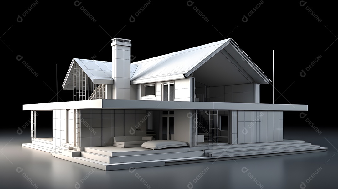 Projeto de arquitetura de uma casa