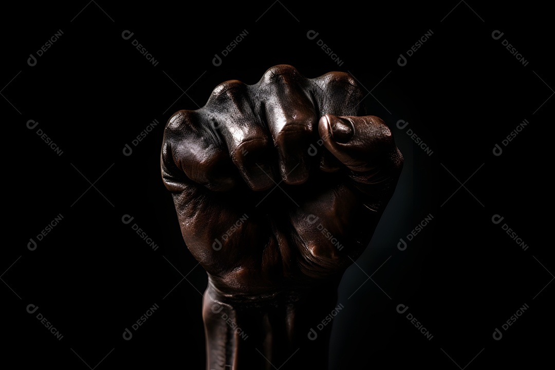 Punho fechado para combate à discriminação racial