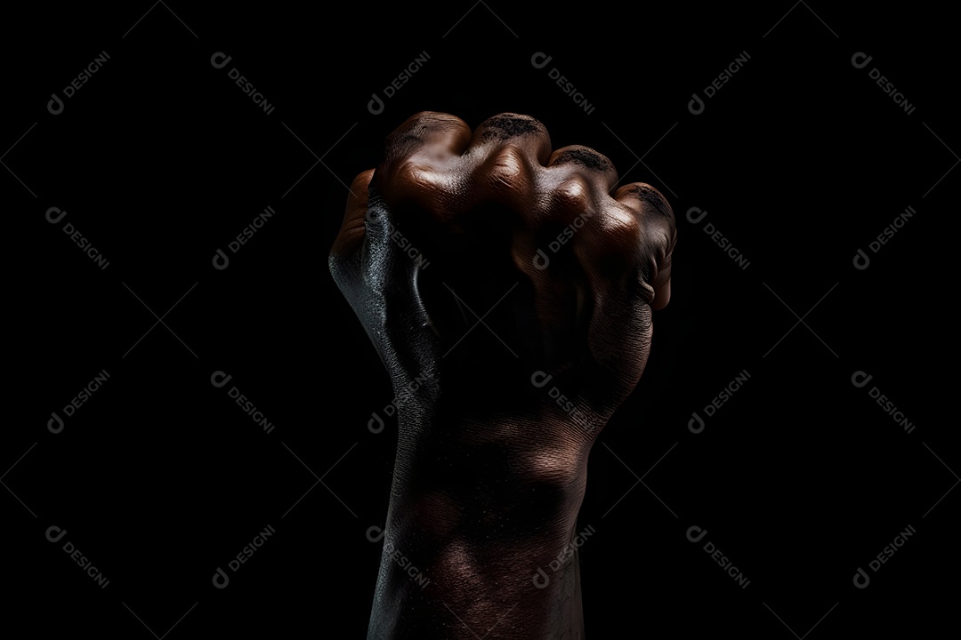 Punho fechado para combate à discriminação racial