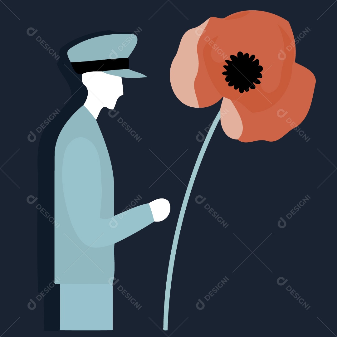 Militar Ilustração Vetor EPS